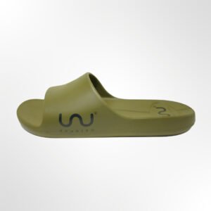 W3 MILANO SLIPPER FOR MEN- OLIVE GREEN